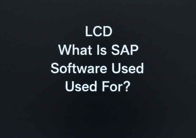 What Is SAP Software Used For