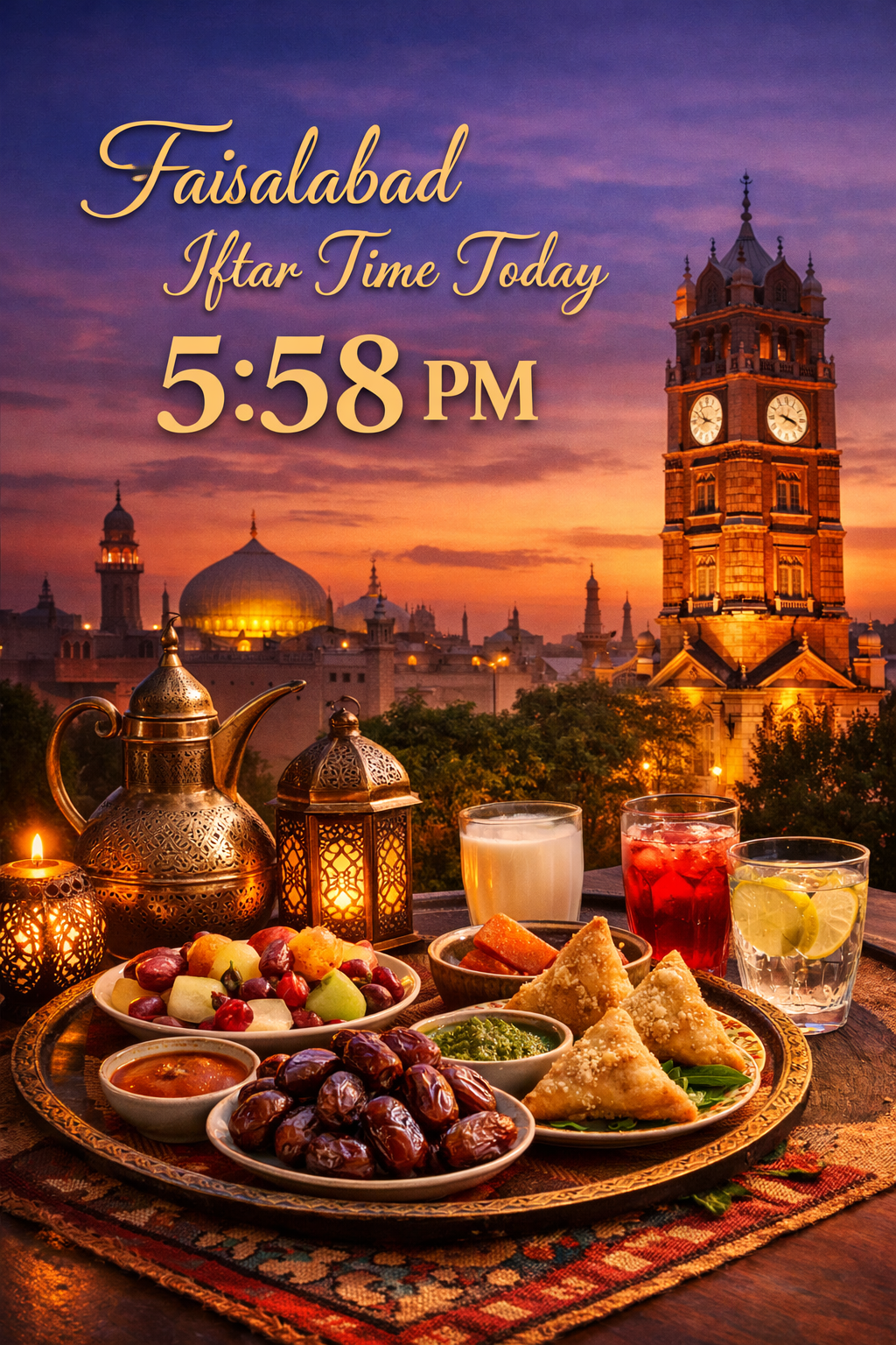 Faisalabad Iftar Time