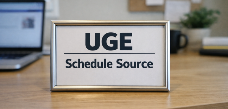 uge schedule source